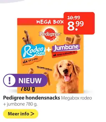 Pets Place Pedigree hondensnacks 780g aanbieding