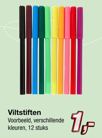 Kik Viltstiften aanbieding