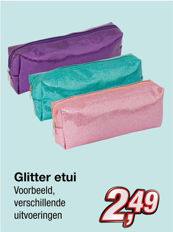 Kik Glitter etui aanbieding