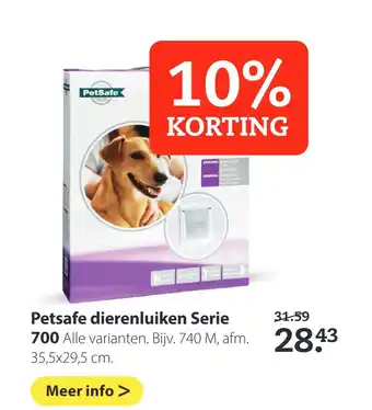 Pets Place Petsafe dierenluiken Serie 700 35.5x29.5 cm aanbieding