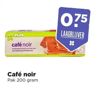 PLUS Cafe noir 200 gr aanbieding