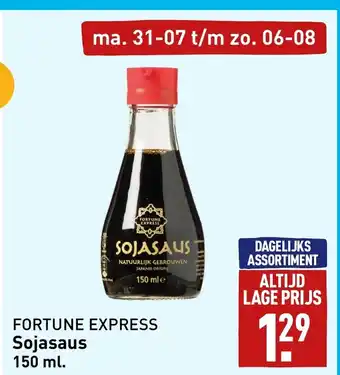 ALDI FORTUNE EXPRESS Sojasaus 150 ml aanbieding