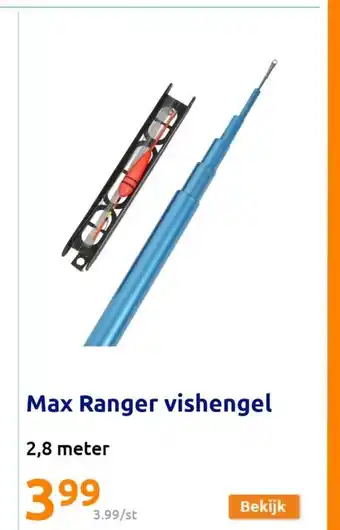 Action Max Ranger vishengel 2,8 meter aanbieding