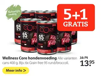 Pets Place Wellness Core hondenvoeding aanbieding