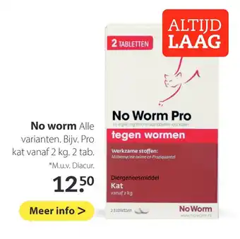 Pets Place No worm aanbieding