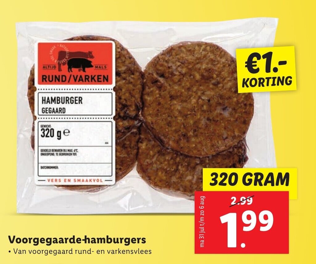 320 GRAM aanbieding bij Lidl