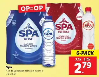 Lidl Spa 6-PACK aanbieding