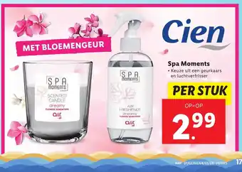 Lidl SPA MOMENTS aanbieding