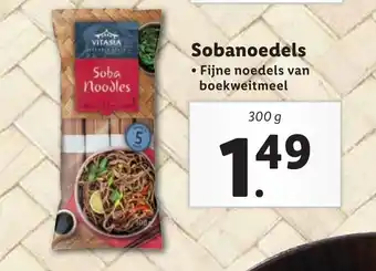 Lidl Sobanoedels Fijne noedels van boekweitmeel 300g aanbieding