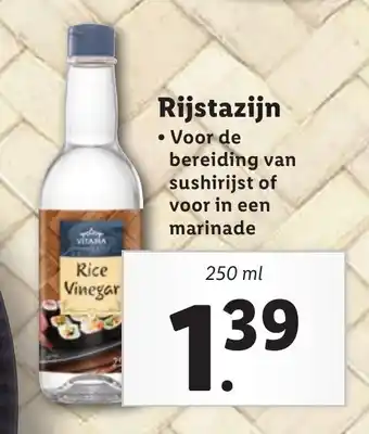 Lidl Rijstazijn 250ml aanbieding