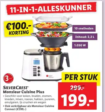 Lidl SILVERCRESTⓇ Monsieur Cuisine Plus aanbieding