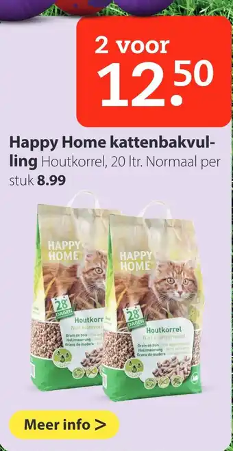 Pets Place Happy Home kattenbakvulling aanbieding