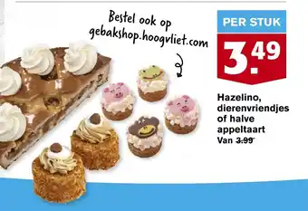 Hoogvliet Hazelino, dierenvriendjes of halve appeltaart aanbieding