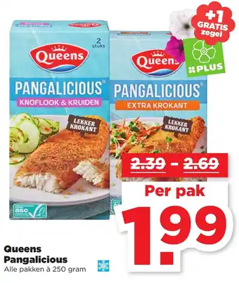 PLUS Queens Pangalicious 250 g aanbieding