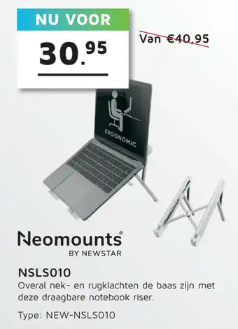 Digitotaal Neomounts by Newstar NSLS010 aanbieding