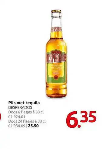 Hocras Desperados Pils Met Tequila 33 cl aanbieding