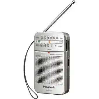 Conrad Panasonic rf-p50deg zakradio vhf (fm) zilver aanbieding