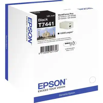 Conrad Epson inkt t7441 origineel zwart c13t74414010 aanbieding