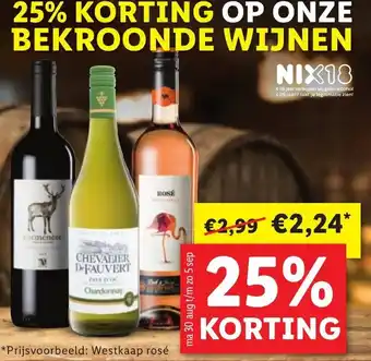 Lidl Westkaap rose aanbieding