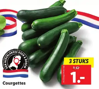 Lidl Courgettes aanbieding