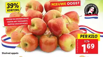 Lidl Sissired appels aanbieding