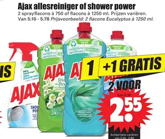 Dirk Ajax allesreiniger of shower power aanbieding