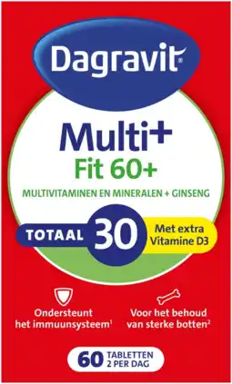 De Online Drogist Dagravit totaal 30 vitaal 60 tabletten 60tb aanbieding