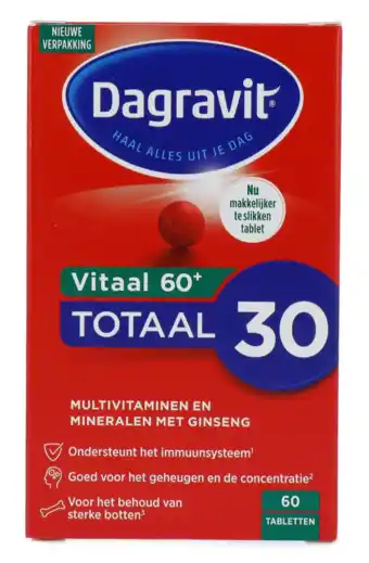 De Online Drogist Dagravit totaal 30 vitaal 60 tabletten 60tb aanbieding