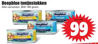 Dirk Deepblue tonijnstukken 145 gram aanbieding