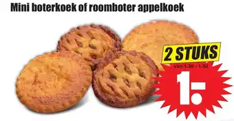 Dirk Mini boterkoek of roomboter appelkoek aanbieding