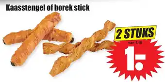 Dirk Kaasstengel of borek stick aanbieding