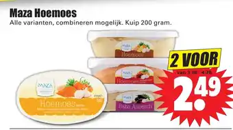 Dirk Maza Hoemes 200 gram aanbieding