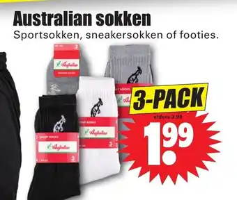 Dirk Australian sokken aanbieding