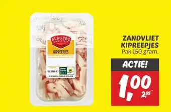 Dekamarkt ZANDVLIET KIPREEPJES Pak 150 gram. aanbieding