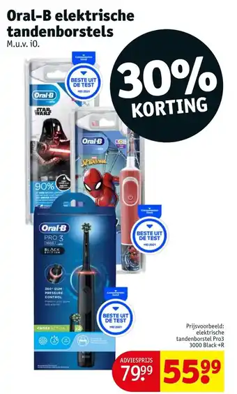 Kruidvat Oral-B elektrische tandenborstels aanbieding