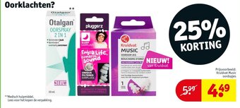 Kruidvat Kruidvat Music oordopjes aanbieding