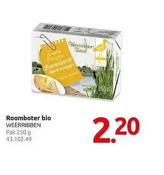 Hocras Weerribben Roomboter Bio 250 gram aanbieding