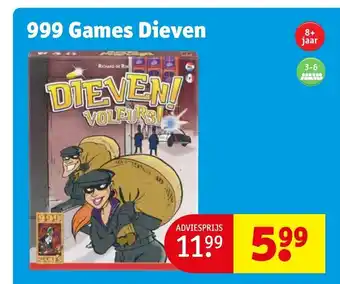 Kruidvat 999 Games Dieven aanbieding