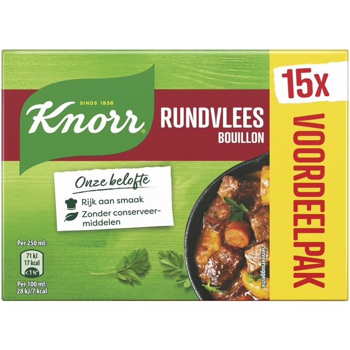 Knorr Bouillon rund aanbieding bij Albert Heijn