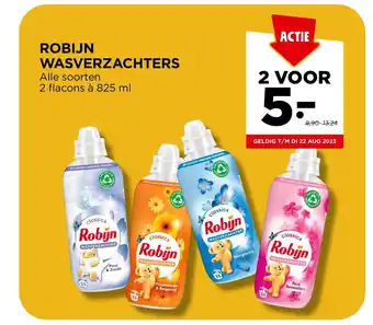 Jumbo ROBIJN WASVERZACHTERS 2 flacons à 825 ml aanbieding