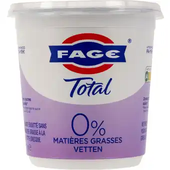 Albert Heijn Fage total griekse yoghurt 0% aanbieding