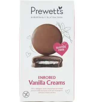 Albert Heijn Prewetts enrobed vanilla creams aanbieding
