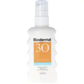 Albert Heijn Biodermal zonnespray spf30 aanbieding