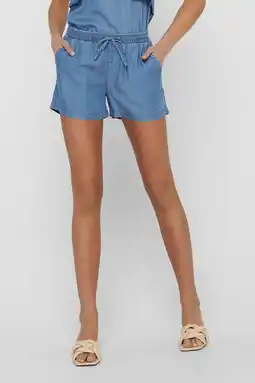 Wehkamp Only korte broek onlpema blauw aanbieding