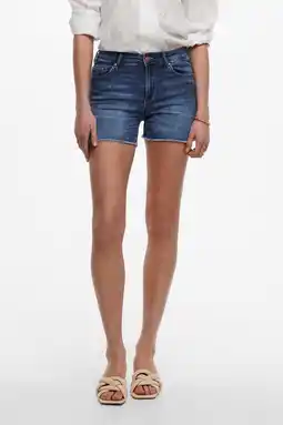 Wehkamp Only jeans short onlblush dark blue denim aanbieding