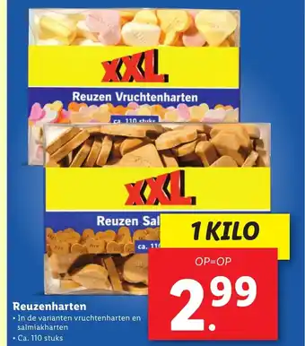 Lidl Reuzenharten 1 kilo aanbieding