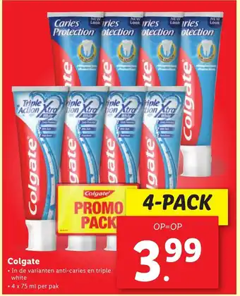 Lidl Colgate 75ml aanbieding