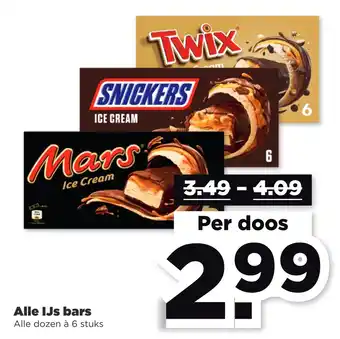 PLUS Alle ijs bars aanbieding