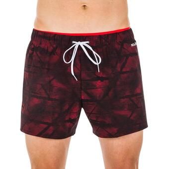 Decathlon Korte zwemshort voor heren 100 tex rood aanbieding