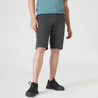 Decathlon Herenshort voor sport en parkour gemêleerd donkergrijs aanbieding